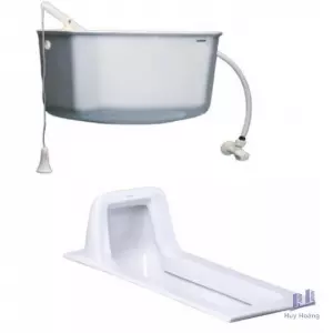 Bồn Cầu Xổm Caesar CS1230B (CS1230) Có Két Nước T1100