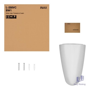 Chân Ngắn Lavabo INAX L-288VC (L288VC) Treo Tường (L-285V, L-288V, L-289V, AL-289V)