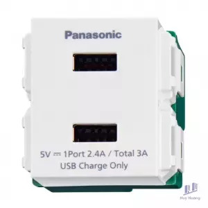Ổ Cắm USB 3A Panasonic WEF11821W Dòng Wide