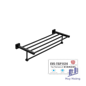 Kệ Khăn Mạ Niken Đen EVEREST EVE-TGP1124