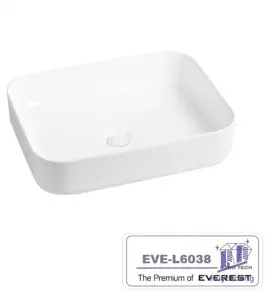 Chậu Lavabo Đặt Bàn EVEREST EVE-L6038