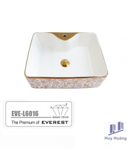 Chậu Lavabo Đặt Bàn EVEREST EVE-L6016