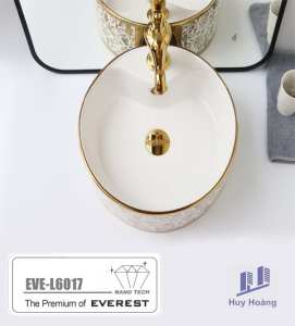 Chậu Lavabo Đặt Bàn EVEREST EVE-L6017