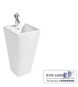 Chậu Lavabo Trụ EVEREST EVE-L6003