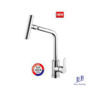 Vòi rửa chén nóng lạnh inox 304 bóng Proxia PR-849