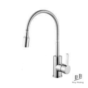 Vòi rửa chén nóng lạnh inox 304 mờ Proxia PR-844