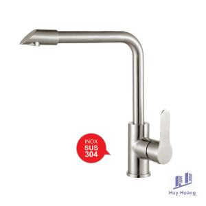 Vòi rửa chén nóng lạnh inox 304 mờ Proxia PR-804