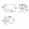 bon-cau-american-standard-wp-2265-wp2265-treo-tuong-nap-em-loven - ảnh nhỏ 2