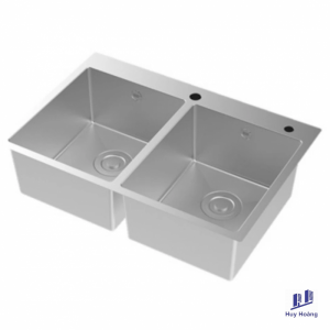 Chậu Rửa Chén Bát American Standard FFASX123 101370MS00 Hai Hộc Inox 304