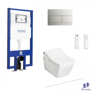 Bồn Cầu TOTO CW522EA/TCF797C2Z/WH172AAT/MB171M#SS Nắp Rửa Điện Tử Tự Xả