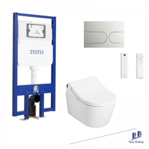 Bồn Cầu TOTO CW542HME5UNW1/TCF794CZ/WH172AT/MB175M#SS Treo Tường