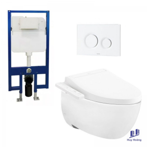 Bồn Cầu TOTO CW812RA#W TCF23410AAA#NW WH172A MB176G#WH Nắp Điện Tử Treo Tường
