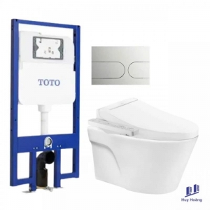 Bồn Cầu TOTO CW822REA TCF23460AAA WH172AT TCA465 MB175M#SS Nắp Điện Tử Treo Tường