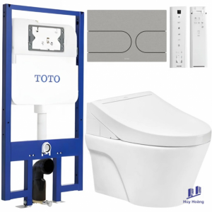 Bồn Cầu TOTO CW822REA TCF24460AAA WH172AT TCA465 MB175M#SS Nắp Điện Tử Treo Tường