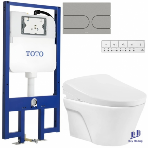 Bồn Cầu Treo Tường TOTO CW822REA TCF47360GAA WH172AAT TCA546 MB175M#SS Tự Động