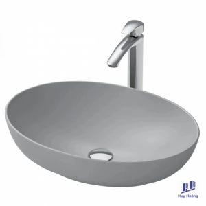 Chậu Lavabo TOTO LT1705#MGR Đặt Bàn Màu Xám Mờ 550x380 mm