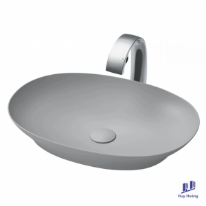 Chậu Rửa Mặt Lavabo TOTO LT4706#MGR Đặt Bàn Màu Xám Mờ 600x420 mm