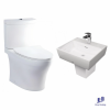 combo6new-toto-bo-bon-cau-cs769drt8-lavabo-lht328cxw-treo-tuong - ảnh nhỏ  1