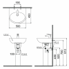 chau-lavabo-caesar-l2152/p2445-chan-dai - ảnh nhỏ 2
