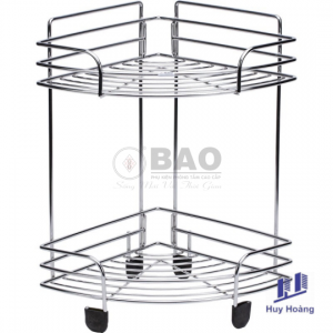 Kệ góc Inox BẢO hai tầng BN640