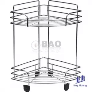 Kệ góc Inox BẢO hai tầng BN640