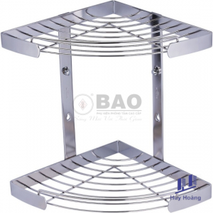 Kệ góc Inox BẢO hai tầng BN620