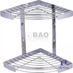 Kệ góc Inox BẢO hai tầng BN620
