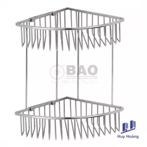 Kệ góc Inox BẢO hai tầng BN520