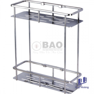 Kệ chữ nhật hai tầng Inox BẢO BN720