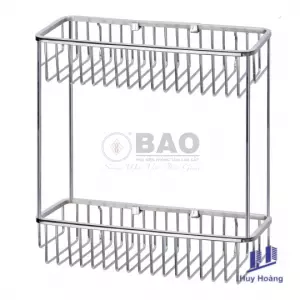Kệ chữ nhật hai tầng Inox BẢO BN420
