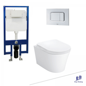 Bồn Cầu TOTO CW553/WH172A/TC384CVK/MB170P#SS Treo Tường
