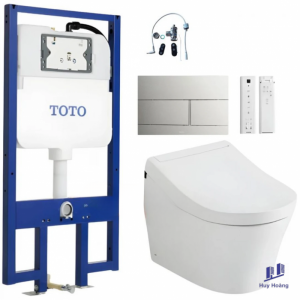 Bồn Cầu TOTO CW553C#XW/TCF34570GAA#NW1/WH172AAT/TCA502/MB171M#SS Tự Xả Nước