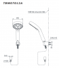 voi-sen-tam-nhiet-do-toto-tbv10400v/tbw07012a-tay-sen-massage - ảnh nhỏ 3