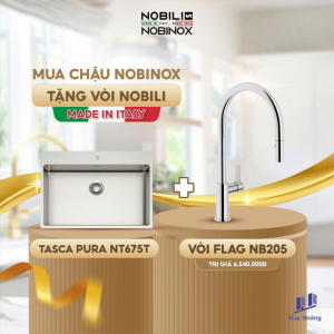 Chậu rửa chén NoBiNox NT675T