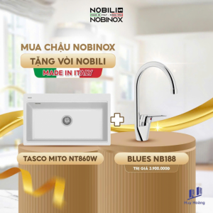 Chậu rửa chén NoBiNox NT860W