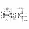 bo-am-voi-chau-grohe-23571000-nong-lanh-2-lo-gan-tuong - ảnh nhỏ 2