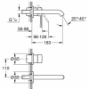 voi-chau-grohe-19408gl1-nong-lanh-2-lo-gan-tuong-essence-new-ohm-mau-vang - ảnh nhỏ 2