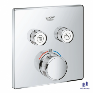Mặt Bộ Trộn Ổn Nhiệt Grohe 29124000 Grohtherm Smartcontrol Thermostat 2 Chế Độ