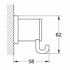 moc-ao-grohe-40284000-allure-robe-hook - ảnh nhỏ 2