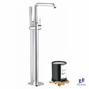 Vòi Sen Xả Bồn Tắm Grohe Essence New 23491001 + 29086000 Đặt Sàn