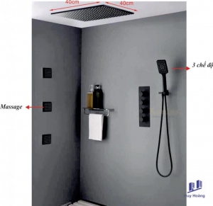 Sen tắm đứng nóng lạnh âm trần Kaniss KS-3048TD