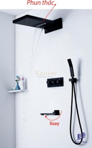 Sen tắm đứng nóng lạnh âm tường Kaniss KS-3075TD
