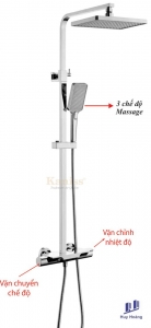 Sen tắm đứng nóng lạnh Kaniss KS-2062M