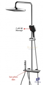 Sen tắm đứng nóng lạnh Kaniss KS-2068N