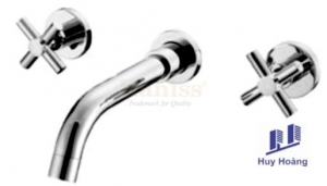Vòi lavabo nóng lạnh âm tường Kaniss KS-2329AL