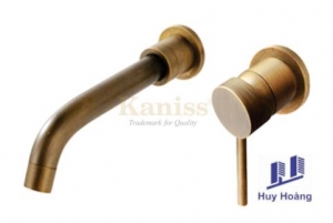 Vòi lavabo nóng lạnh âm tường Kaniss KS-8307GN