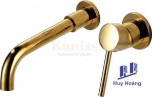 Vòi lavabo nóng lạnh âm tường Kaniss KS-9224
