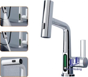 Vòi lavabo nóng lạnh Kaniss KS-2268E