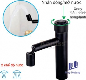 Vòi lavabo nóng lạnh Kaniss KS-2283N