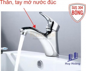 Vòi lavabo nóng lạnh Kaniss KS-5219BG
